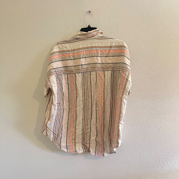 Madewell Stripped Size Small Collared Button Down Women's Shirt - Picture 3 of 3